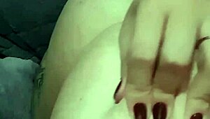 Watch the BBW hotwife play with her big tits and pussy.