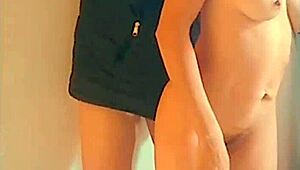 the wife ordered an escort girl for her husband's birthday and watched him fuck her with big cock moaning in part 1