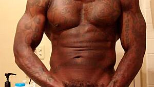 Bbc worship hallelujah johnson takes whore home for huge monster cock solo masturbation