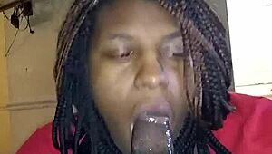 Diamond Mercedez performs sloppy blowjob in Florida USA