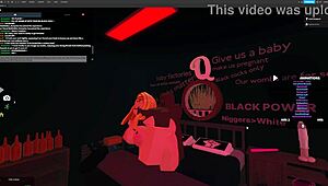 i had a rough quickie with this blonde bitch and her big black cock