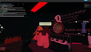 i had a rough quickie with this blonde bitch and her big black cock