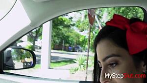 Hey stepdad, you lifting up my skirt like that after Jasmine Vega, what's the deal?