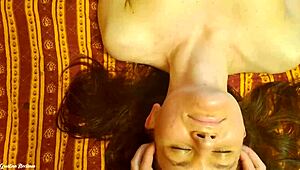 Tanned Tattoo Couple Gives Naked Tits Massage with Olive Oil in Homemade Pov. Neighbors Watch Small Waist Bouncy Wet Amateur Action.