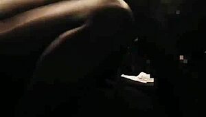 This babe's pussy riding big cock on bed, moaning so loud