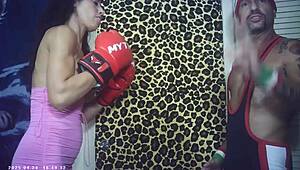 Slim Model Takes First Hardcore Fuck Behind Scenes with Glasses!