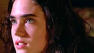 Jennifer Connelly Verschijnt In Love And Shadows 1995. Retro Film Toont De Actrice In Een Scène