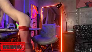 Amateur Crossdresser Transforms in Bath, Taking Big Black Cock in Ass and Pussy Double Penetration