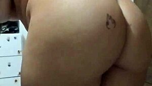 Redhead wife video calls lover while husband watches and masturbates on her tits