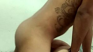 Hey, check out this cute girl getting bent over for a doggystyle fuck before bed 😏