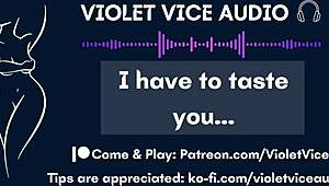 female student dominates art model with rough blowjob 😈