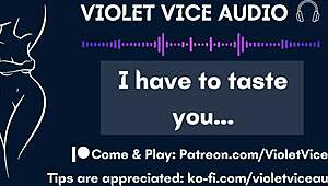 female student dominates art model with rough blowjob 😈