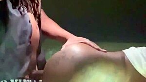 in the beale STREET parking GARAGE, she bends OVER for a SUCKING BLOWJOB and WET PUSSY CREAMPIE.