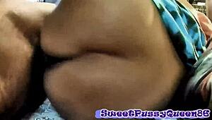 black bbw gets fucked from the side