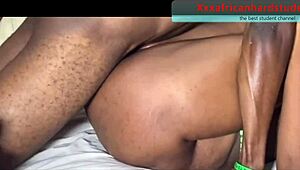 Bibir Memek Basah Di Doggy Batang Besar Dalam Hubungan Amatur Ebony