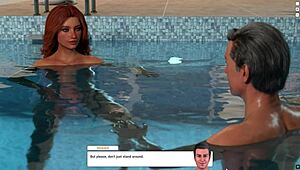 Redhead Feels Deep Emotions During Poolside Anal And Cunilingus Adventure