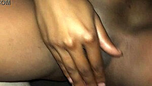 Ebony stripper gets hardcore anal creampie and cumshot