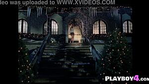 Beautiful MILF Christine Smith rips off her clothes to reveal her naked curvy body