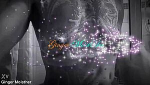 Ginger's Soapy Wet Nipples And Tits Closeup