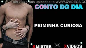 Curious brazilian amateur explores new experiences