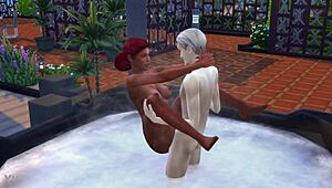 the sims 4 bath turns into public jacuzzi rough sex