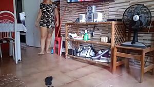 Redhead Wife Calls Lover Home for Creampie Fuck and Tells Husband