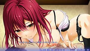 bound woman in bondage bdsm scene with big tits and boobs