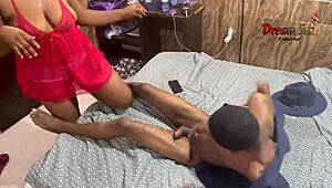 She rode my big cock as thanks for the dress.