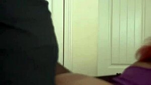 Skinny Milf Girlfriend Finishes Him With Handjob