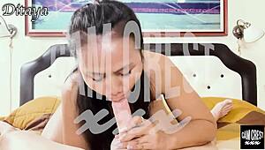 Ditaya Moaning as She Swallows Your Cum POV