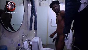 Estatic Squirts Taking Cum In Mouth While Fucking Boyfriend With Massive Cock