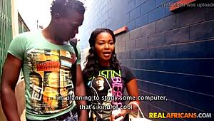 african amateur teen blows friend for money