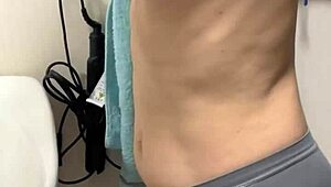 Wife's Nipples Pinched and Licked After Shower Sex