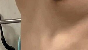 Wife's Nipples Pinched and Licked After Shower Sex