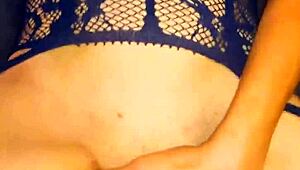 successful beautiful couple in homemade video