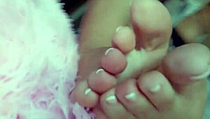 this skinny brunette gives jerk off instructions, telling you how to stroke your cock.