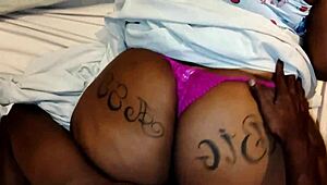 Bbw brunette takes big cock in anal assfucking