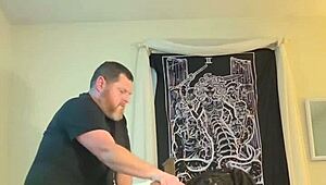 amateur ebony enjoys holiday creampie and deepthroat blowjob in homemade doggystyle