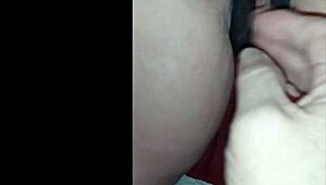 59yo tennessee slutwife bent over on sawhorse for pussy closeup dildo fuck 😈