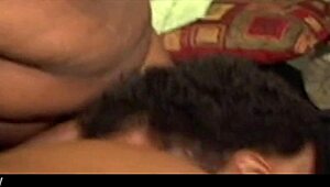 Mr cunnlingus licks cotton candi's fat bbw pussy in muff diving history