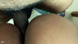 Watch the maid bend over for intense doggy style bareback action.