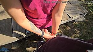 milf begs for cum in her pantyhose after intense public pov rubbing and wet kinky play