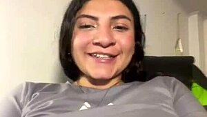 Tremendous features of a Colombian woman