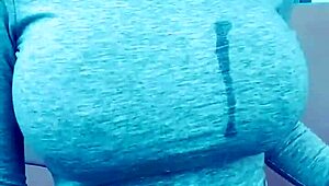 Bimbos engaging in webcam activities with fingering and masturbation