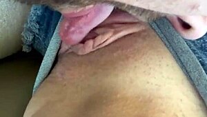 Girlfriend licks and kisses in vegas suite striptease