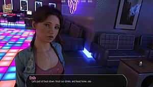 Damn, this curvy fat chick in cute outfit gets wild in Halfway House 106 3D action