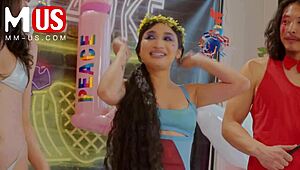 Whitney Wright And Leo Vice Fuck Each Other And Play Jerkaoke Games!