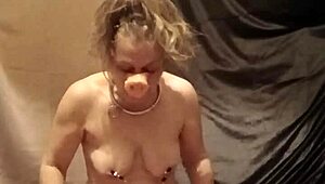 European slave bent over for maledom bdsm humiliation and dirty talk