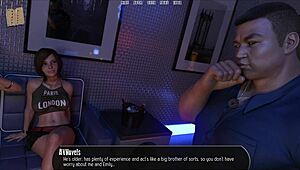 Damn, this curvy fat chick in cute outfit gets wild in Halfway House 106 3D action