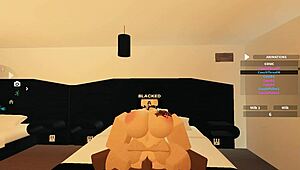Whore Rides Monster Black Cock Rough And Wet
